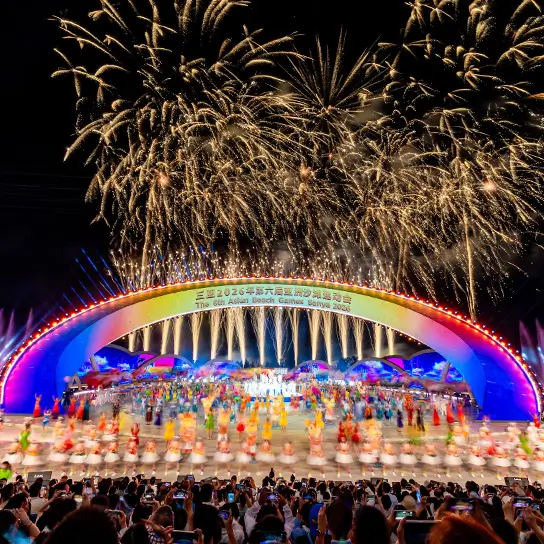 LAX Powers Opening Ceremony of 6th Asian Beach Games with Custom All-Weather Sound Solution